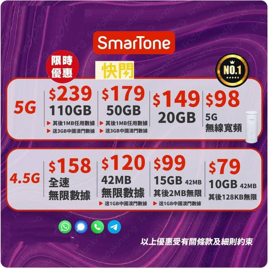 🟥🟥🟥SmarTone 5G 熱賣推介🟥🟥🟥